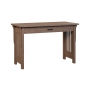 Clearly Amish One Drawer Computer Desk 